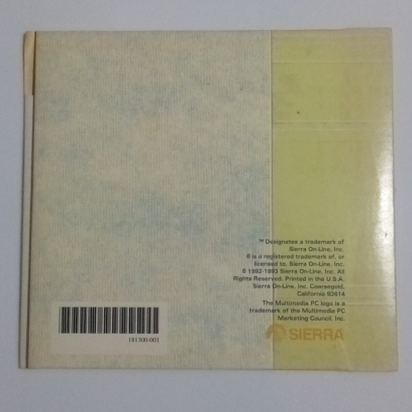 2/$20 1992 King's Quest VI Heir Today, Gone Tomorrow Sierra CD-ROM - Picture 3 of 8